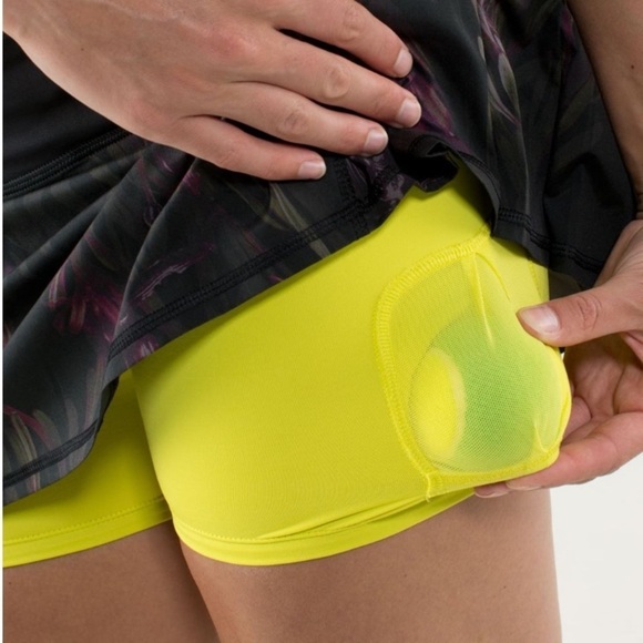 RARE Lululemon Pace Setter Skirt Floral Midnight Iris Multi Black Size 2 Reg - Picture 7 of 14